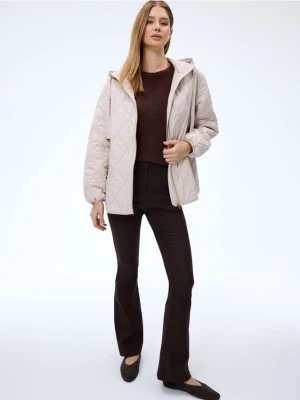 Mohito - Kremowa kurtka z kapturem - beżowy