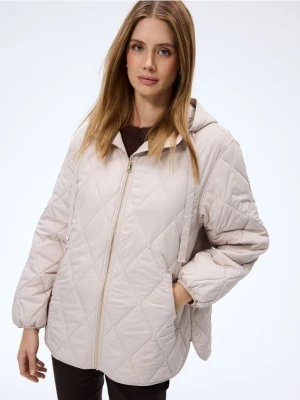 Mohito - Kremowa kurtka z kapturem - beżowy
