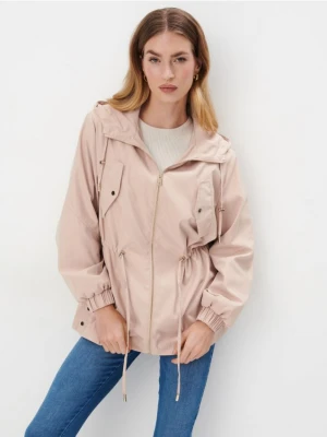 Mohito - Krótka beżowa parka - beżowy