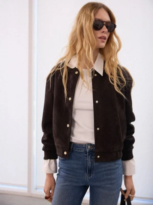 Mohito - Kurtka bomberka - ciemnobrązowy