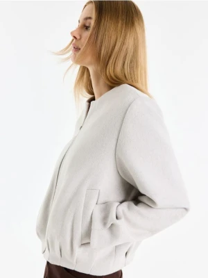 Mohito - Kurtka bomberka z wełną - beżowy