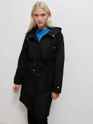 Mohito - Kurtka czarna parka - czarny