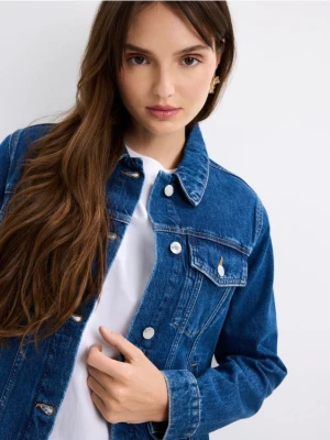 Mohito - Kurtka jeansowa - niebieski