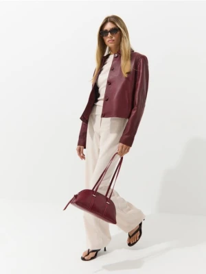 Mohito - Kurtka skórzana - kasztanowy