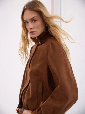 Mohito - Kurtka typu biker - brązowy