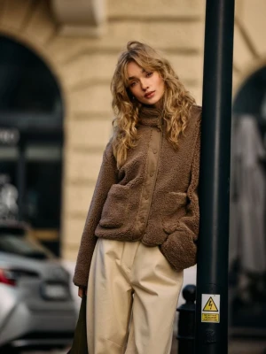 Mohito - Kurtka typu teddy - brązowy