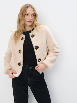 Mohito - Kurtka typu teddy - kremowy