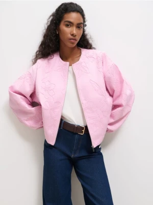 Mohito - Kurtka z haftem - różowy