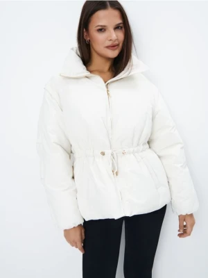 Mohito - Kurtka z wysokim kołnierzem - kremowy