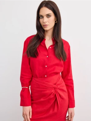 Mohito - Lniana koszula - czerwony