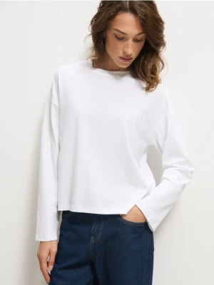 Mohito - Longsleeve basic - biały