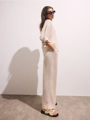 Mohito - Luźne spodnie - beżowy