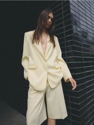 Mohito - Marynarka oversize - żółty