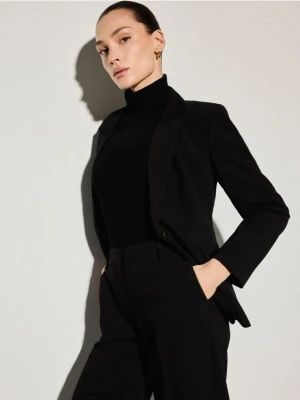 Mohito - Marynarka z ozdobnym guzikiem petite - czarny