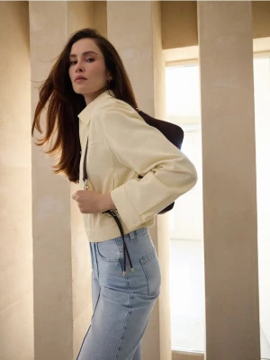 Mohito - Kurtka boxy - żółty