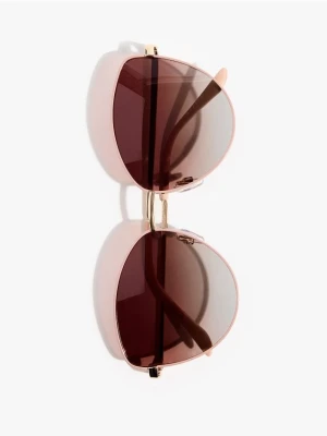 Mohito - Okulary przeciwsłoneczne pilotki - pastelowy różowy