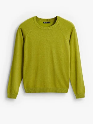 Mohito - Oliwkowy sweter z wiskozą - oliwkowy