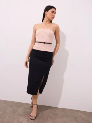 Mohito - Ołówkowa spódnica midi - czarny