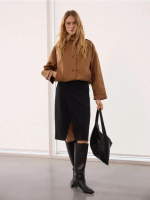 Mohito - Ołówkowa spódnica midi - czarny