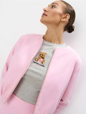 Mohito - Pastelowa bomberka - pastelowy różowy