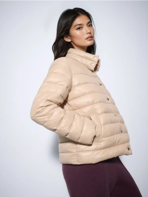 Mohito - Pikowana beżowa kurtka - beżowy