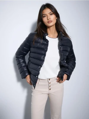 Mohito - Pikowana czarna kurtka - czarny