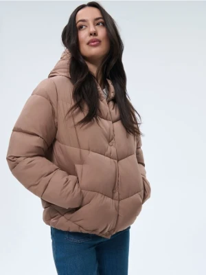 Mohito - Pikowana kurtka - brązowy