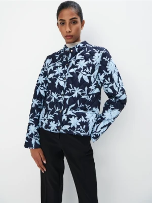 Mohito - Pikowana kurtka - granatowy