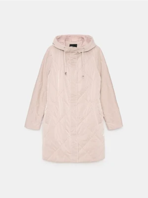 Mohito - Pikowana kurtka parka - beżowy