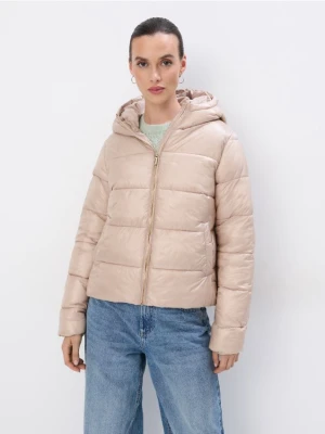 Mohito - Pikowana kurtka puffer - kremowy