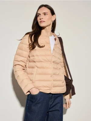 Mohito - Pikowana kurtka z puchem - beżowy