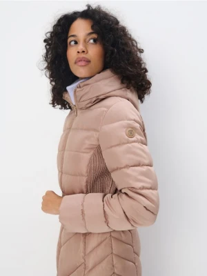 Mohito - Pikowany płaszcz - beżowy