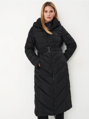 Mohito - Pikowany płaszcz - czarny