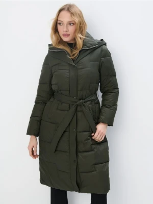 Mohito - Pikowany płaszcz - khaki