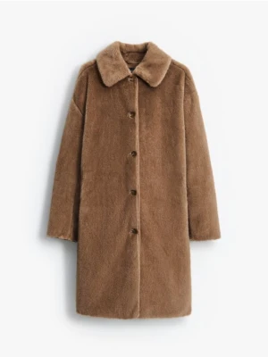 Mohito - Płaszcz oversize - brązowy