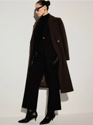 Mohito - Płaszcz z wełną - ciemnobrązowy