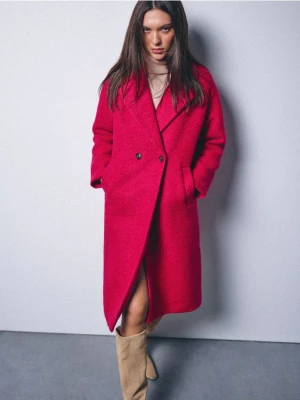 Mohito - Płaszcz z wełną - fioletowy