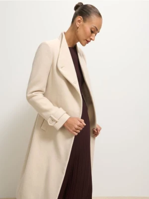 Mohito - Płaszcz z wełną - kremowy