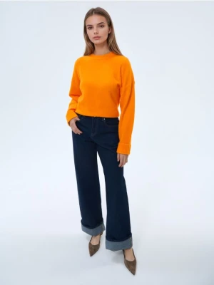 Mohito - Pomarańczowy sweter basic - pomarańczowy