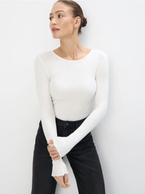 Mohito - Prążkowana bluzka - biały