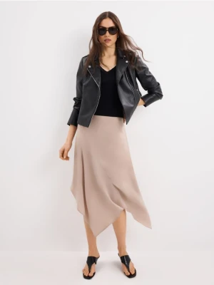 Mohito - Ramoneska z asymetrycznym zapięciem - czarny