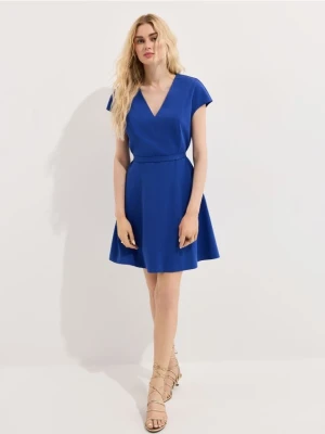 Mohito - Rozkloszowana sukienka mini - niebieski