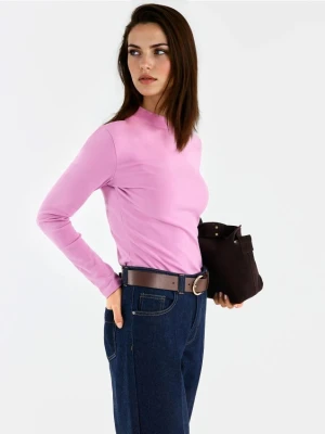 Mohito - Różowa bluzka z długim rękawem - różowy