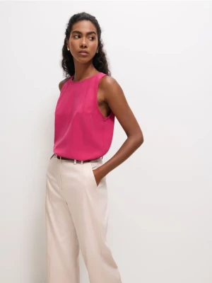 Mohito - Różowa bluzka z modalem - fuksjowy