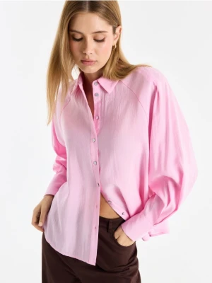 Mohito - Różowa koszula z modalem - różowy
