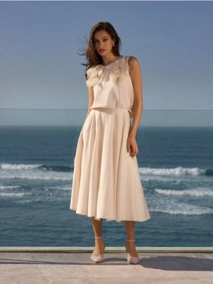 Mohito - Spódnica midi - beżowy