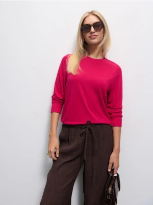 Mohito - Różowy longsleeve - fuksjowy