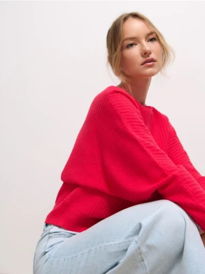 Mohito - Różowy sweter basic - fuksjowy