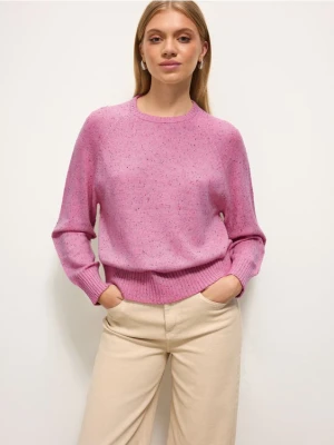 Mohito - Rożowy sweter z domieszką wełny - różowy