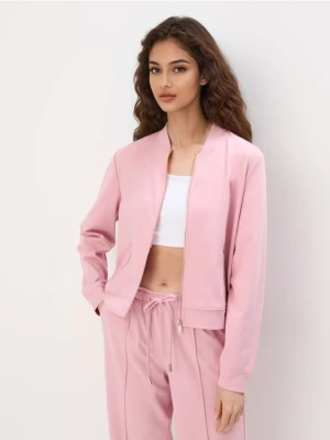 Mohito - Rozpinana bluza basic - różowy
